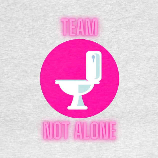 Team Not Alone on the Toilet by nathalieaynie